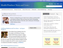 Tablet Screenshot of healthwatchersnews.com
